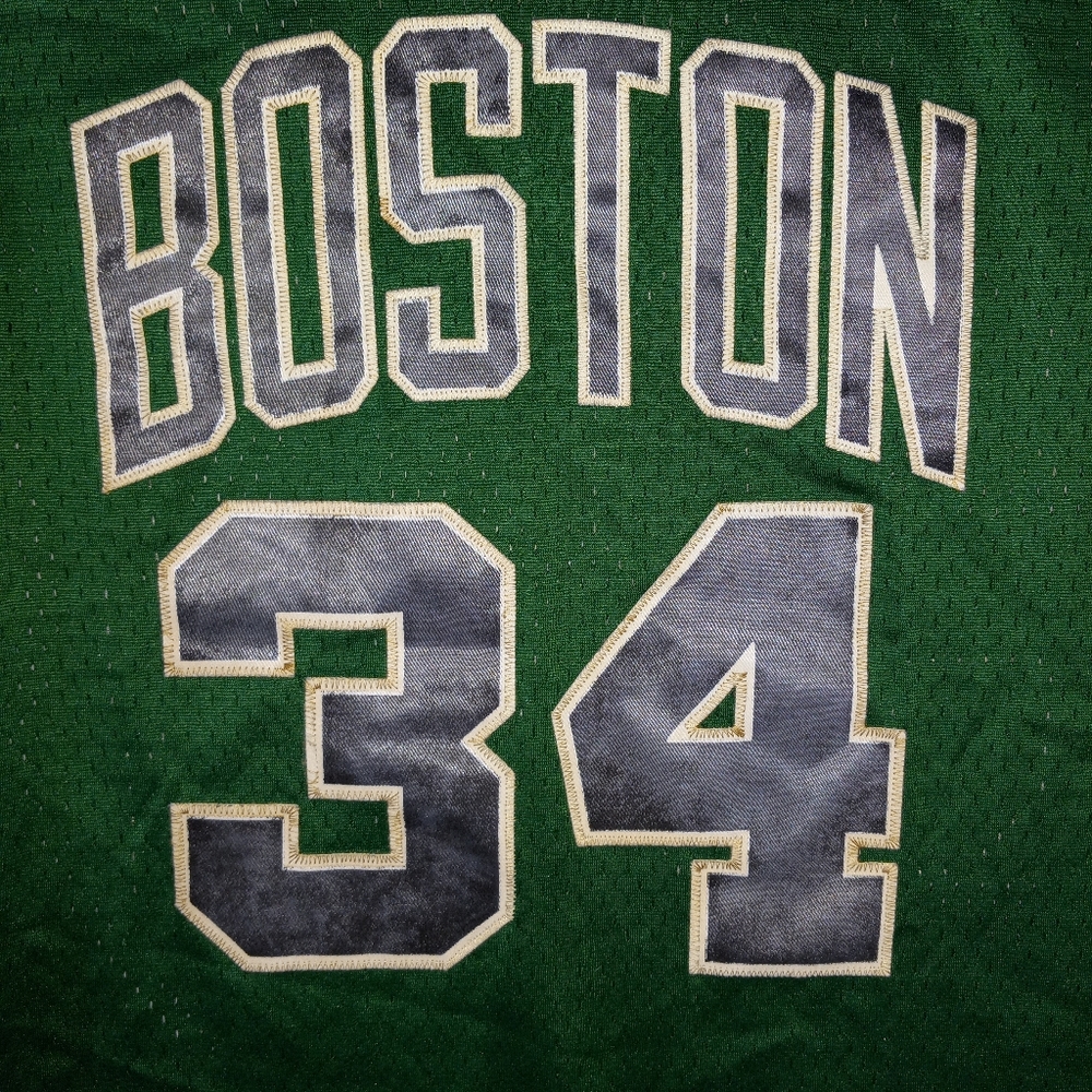 Vintage Reebok NBA Boston NBA #34 Pierce Jersey XL RN# 69421